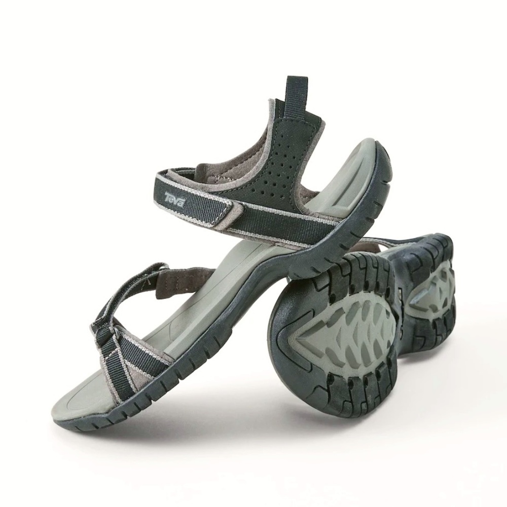 Teva Verra Sandals Size 8 Black and Gray